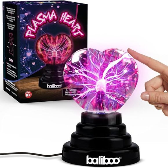 Plasma Ball Heart Shaped Light - Picture 1 of 3